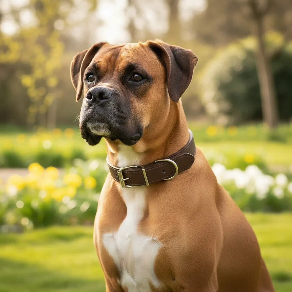 Leather Adjustable Dog Collar – FlexFresh™