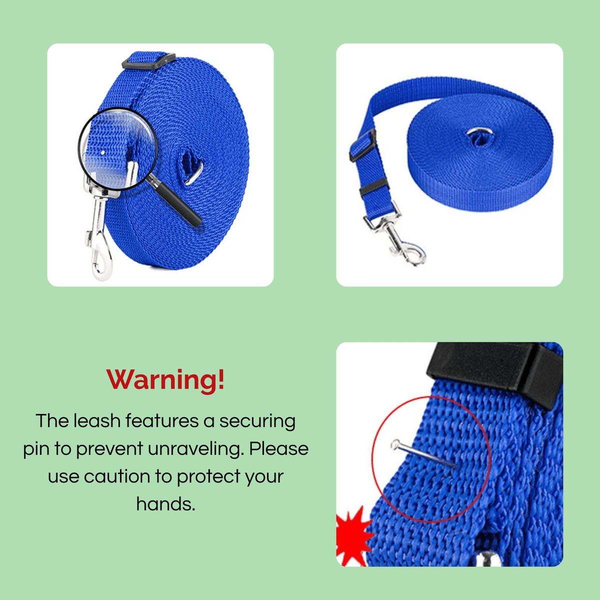 10m Dog Training Leash – ControlCraft™