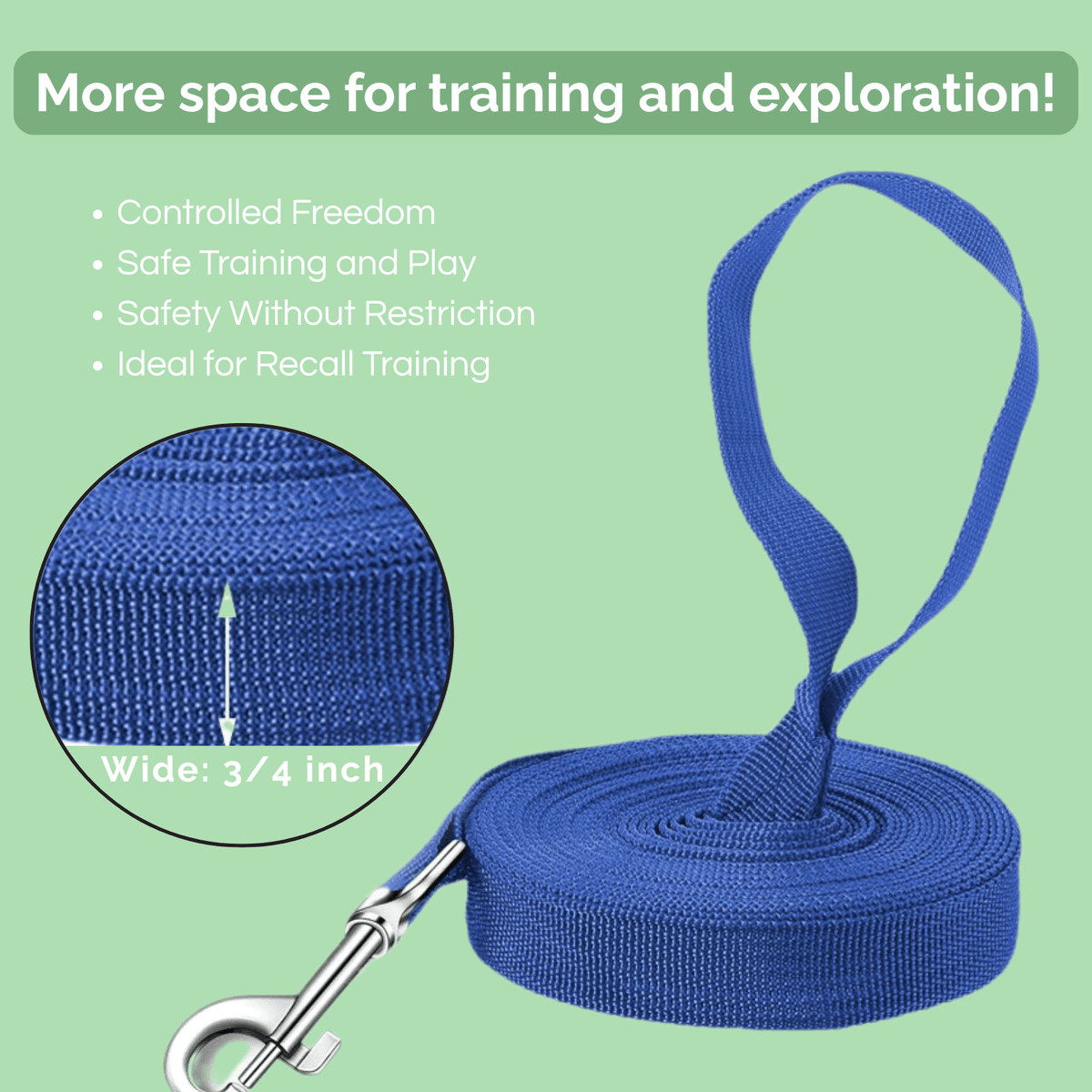 10m Dog Training Leash – ControlCraft™