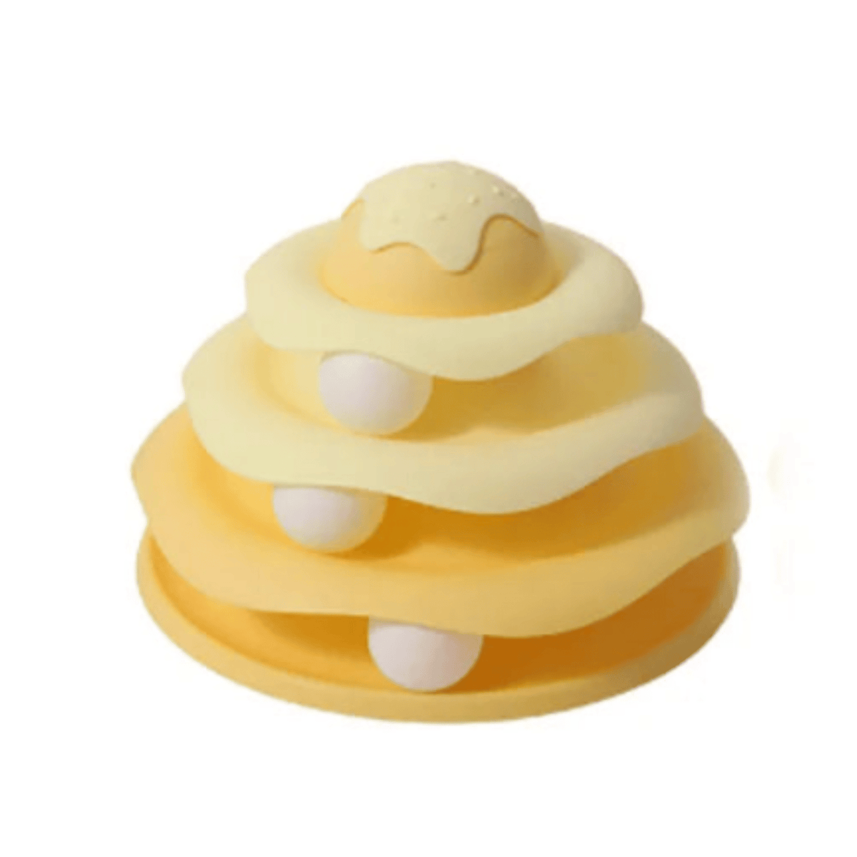 Interactive Rotating Cat Tower with Balls – BounceMate™