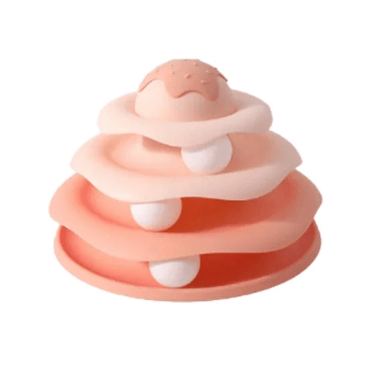 Interactive Rotating Cat Tower with Balls – BounceMate™
