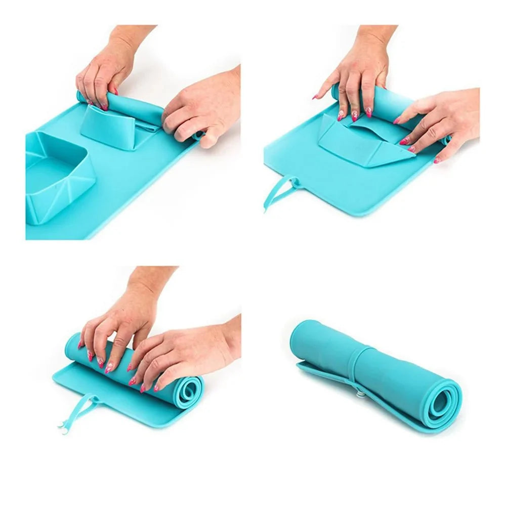 Foldable 2-in-1 Pet Food & Water Bowl – DinePlus™