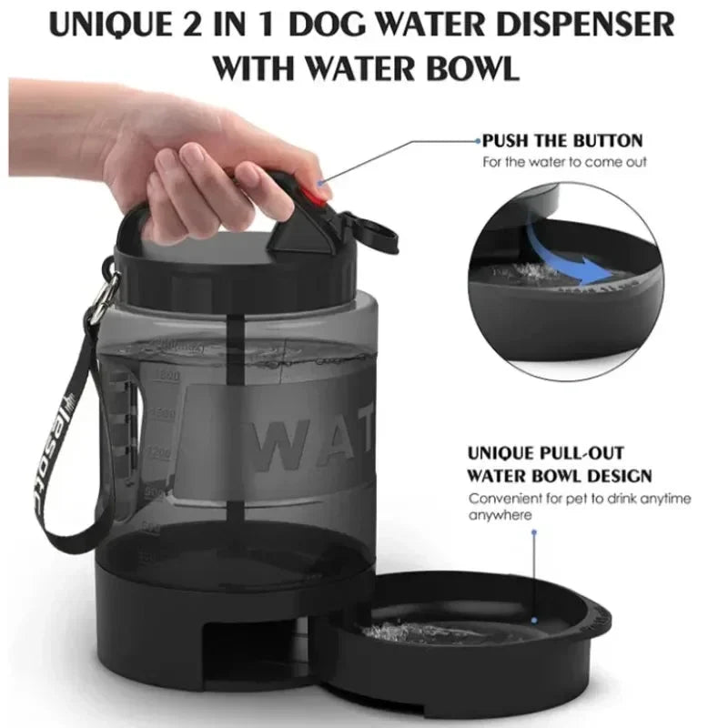 Portable Dog Water Bottle – AquaMate™