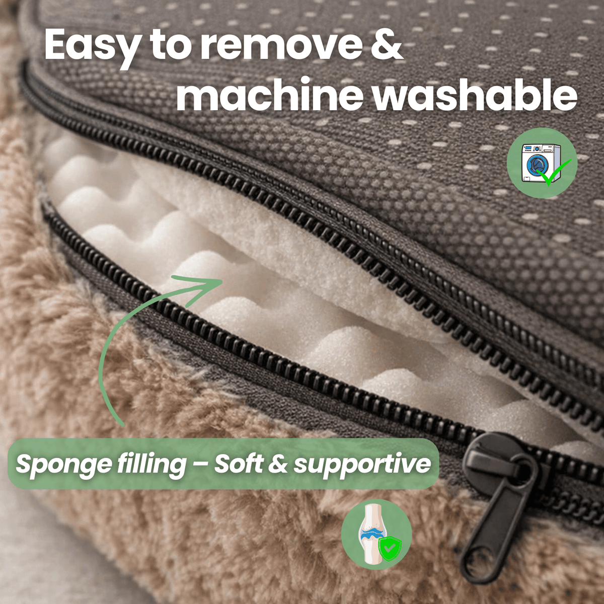 Orthopedic Dog Cushion Bed – DreamPeak™