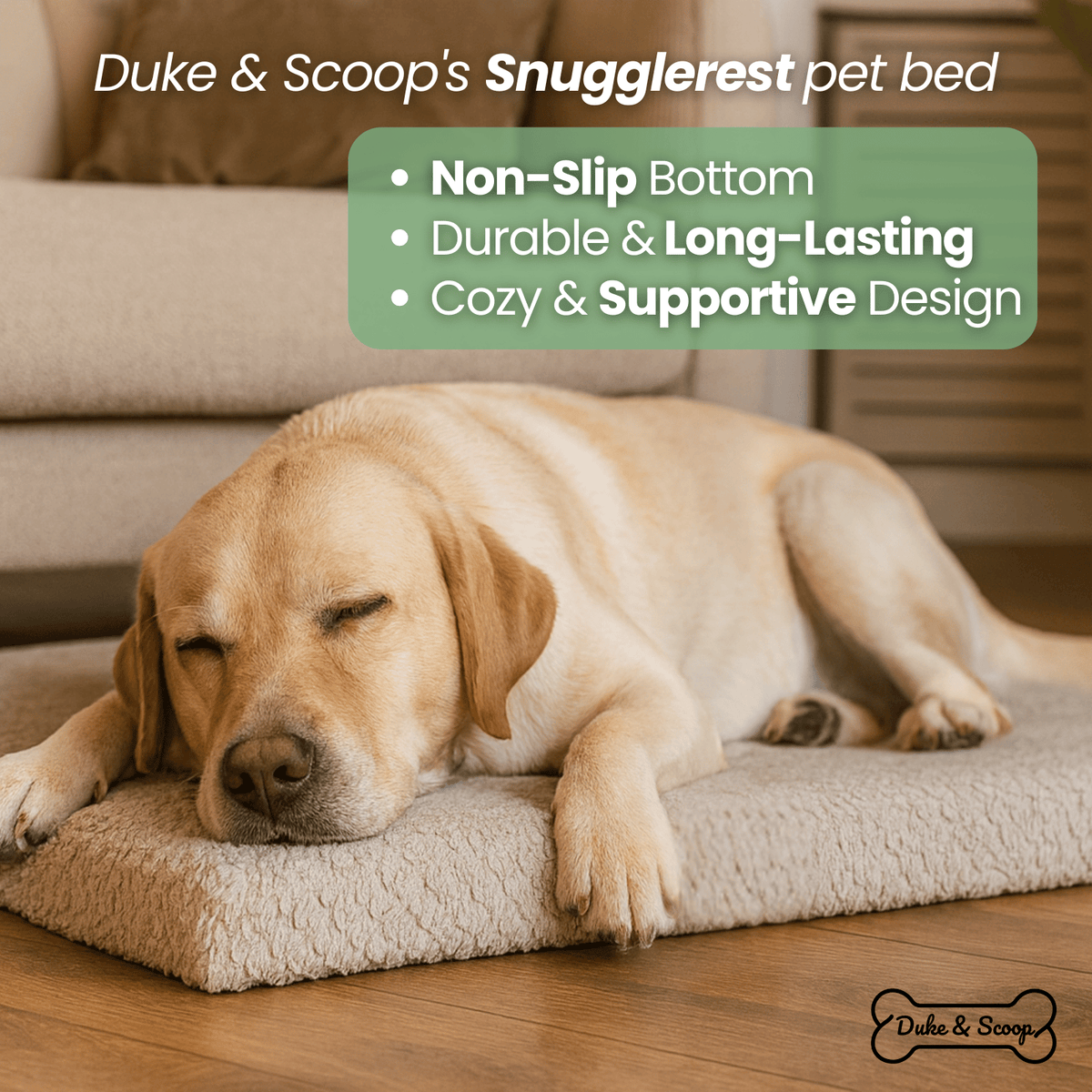 Orthopedic Dog Cushion Bed – DreamPeak™