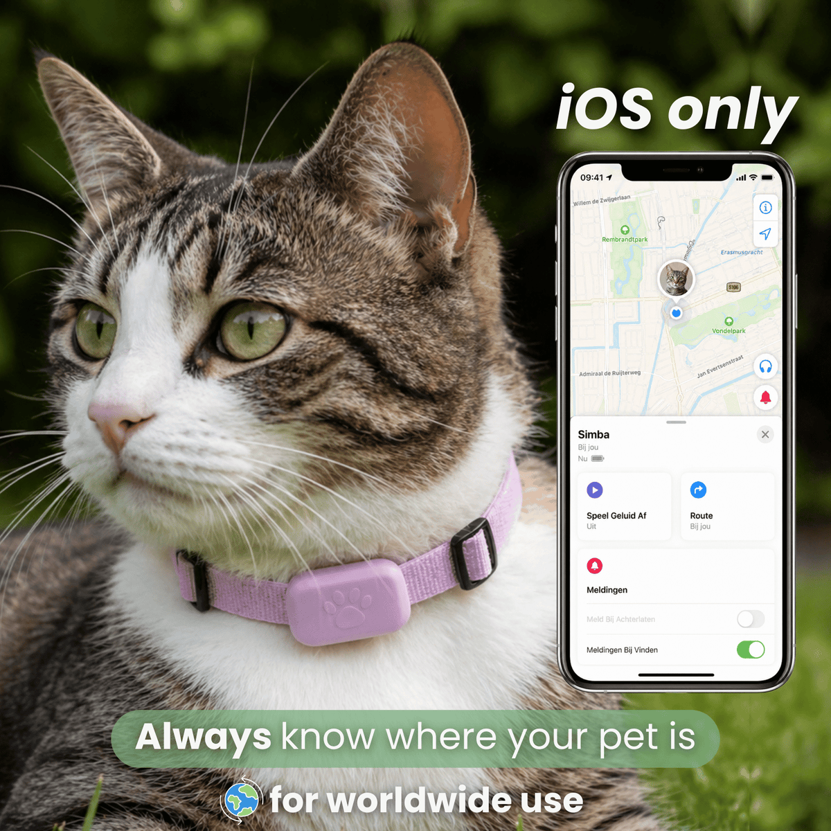 iOS Pet Tracker for Dogs & Cats – BeaconEssentials™