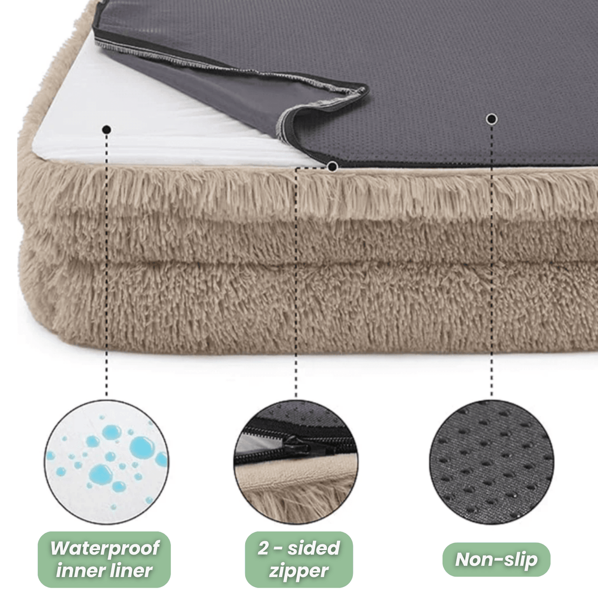 Orthopedic Pet Bed for Dogs & Cats – NestPath™