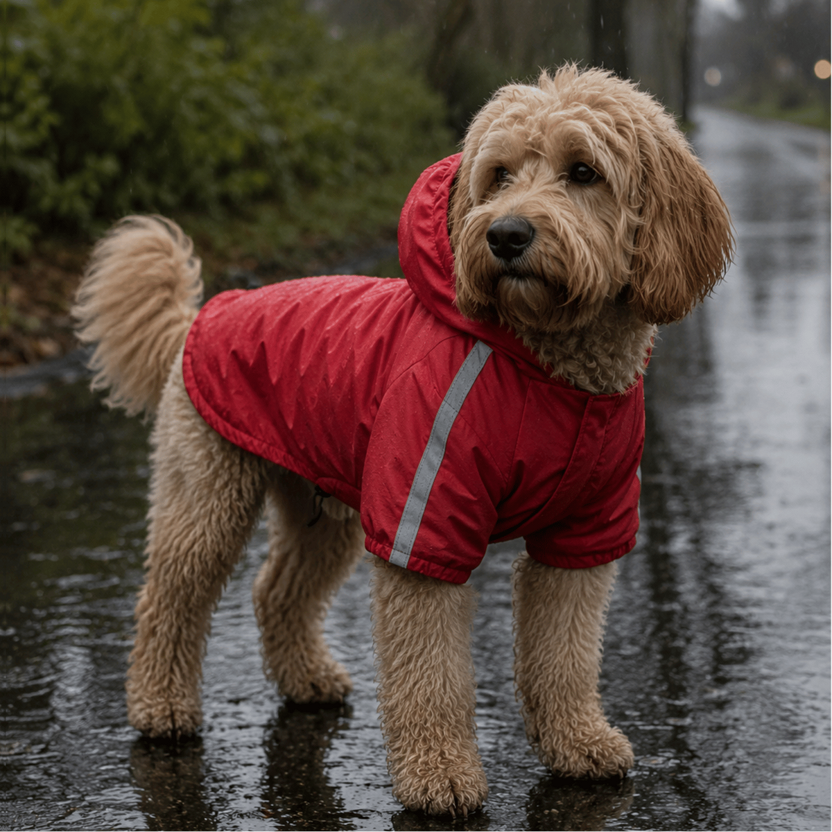 Warm Reflective Waterproof Pet Coat – FrostGuard™