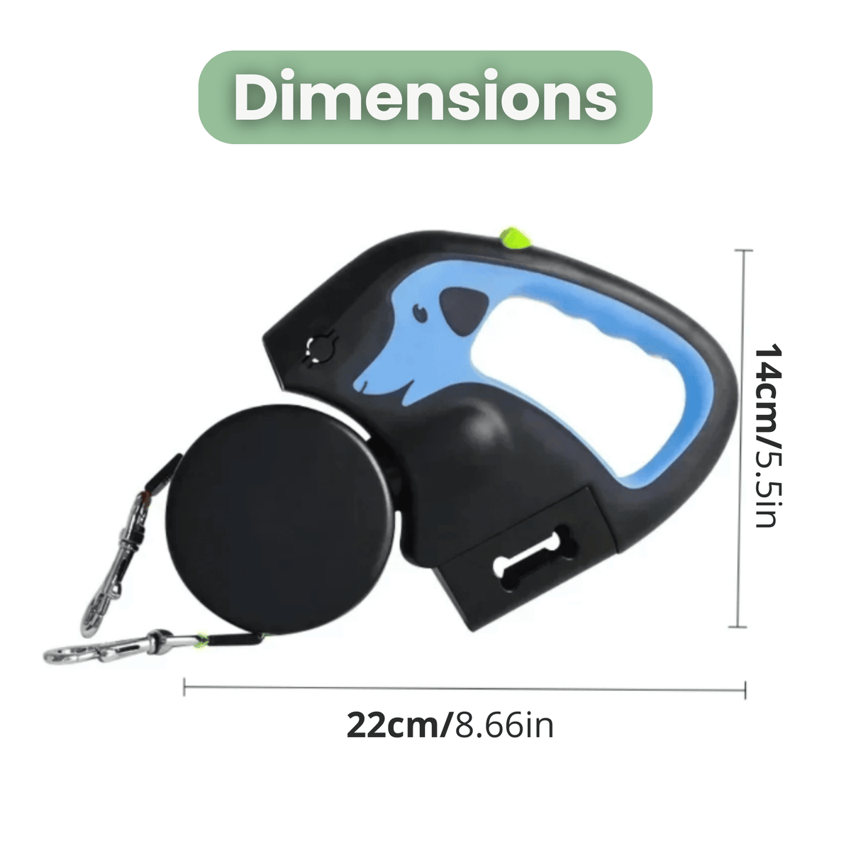 3-in-1 Dual Dog Leash with Flashlight – RouteLink™