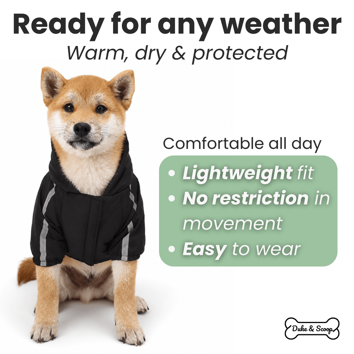 Warm Reflective Waterproof Pet Coat – FrostGuard™