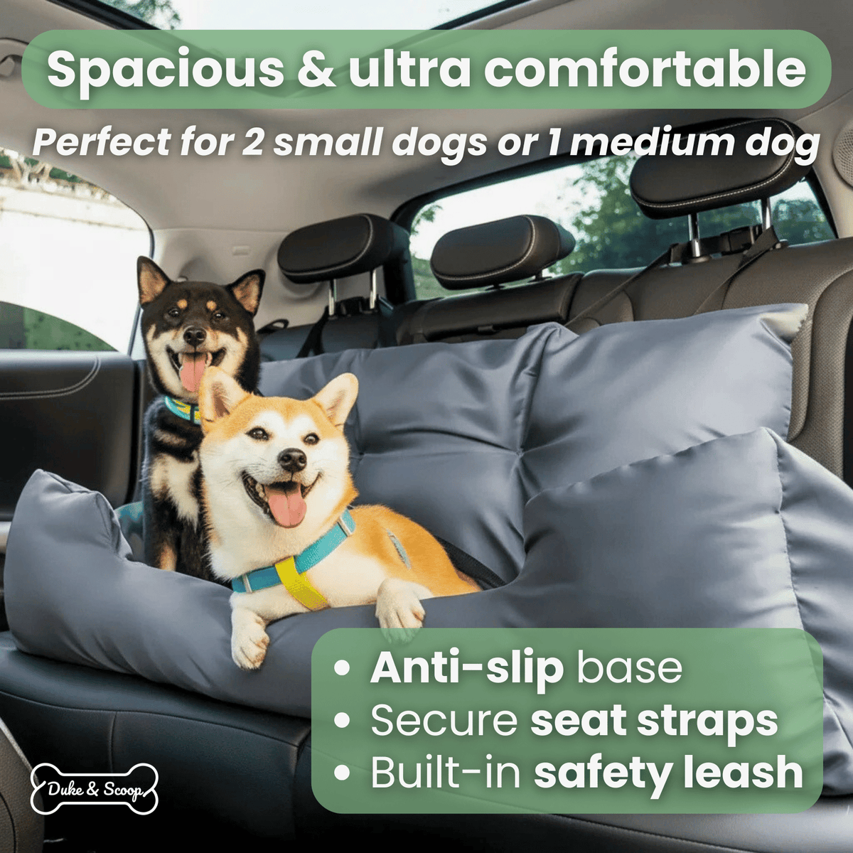 Pet Car Bed for Dogs & Cats – RoadSafeBalance™