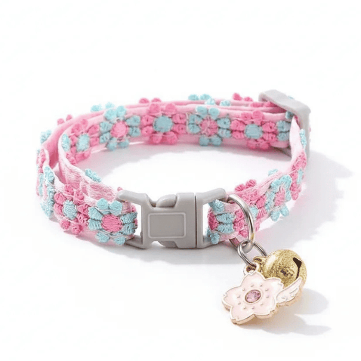 Nylon Adjustable Cat Collar with Bell – HoldStyle™