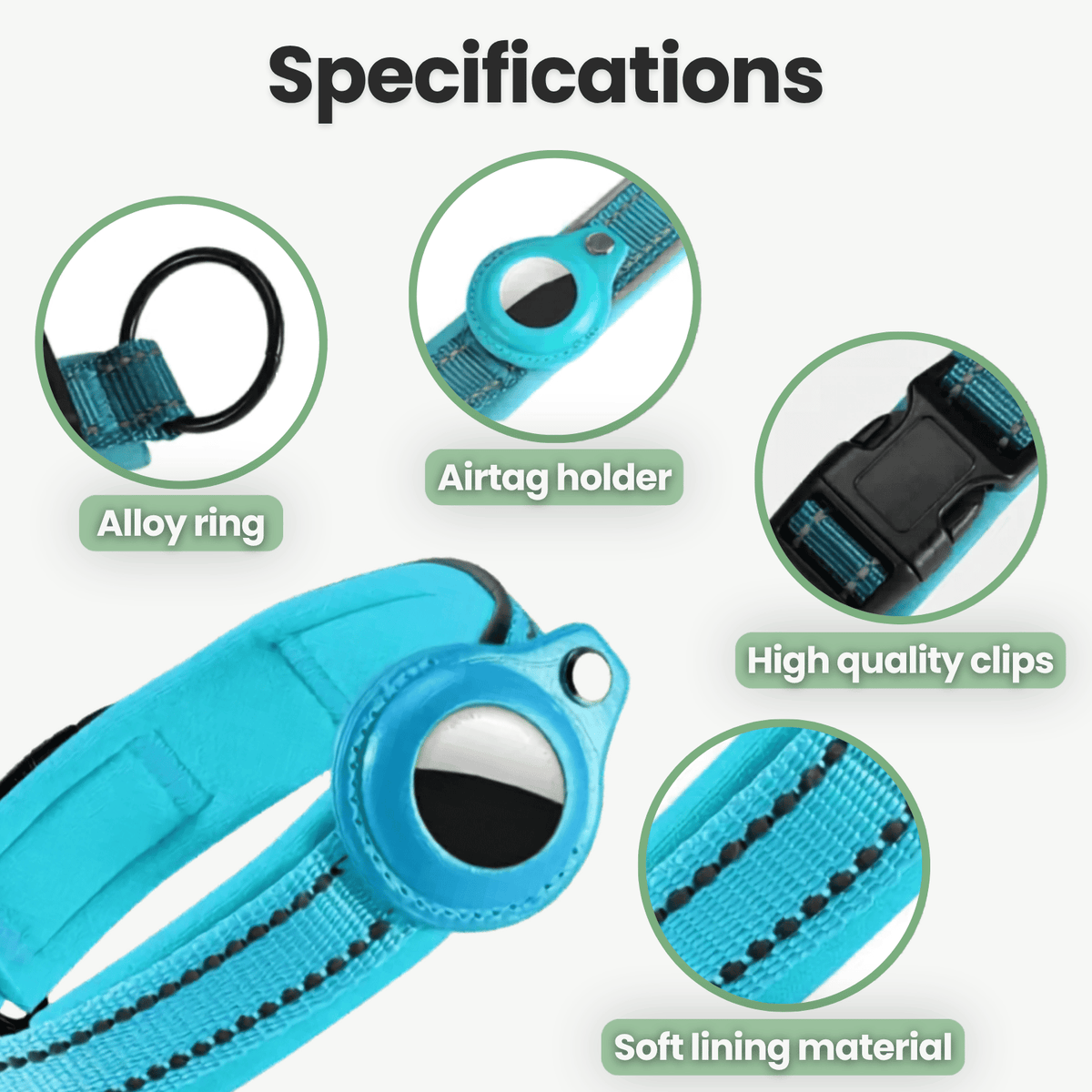 Smart Pet Tracker with Collar for iOS Devices – GuideReady™