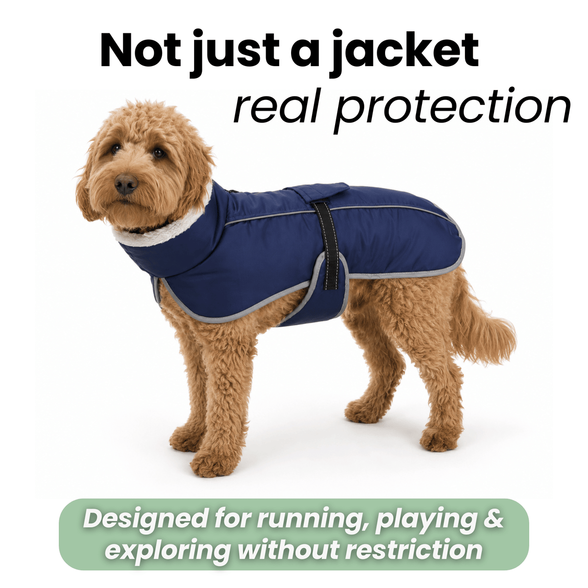 Warm Reflective Dog Winter Coat – FrostView™