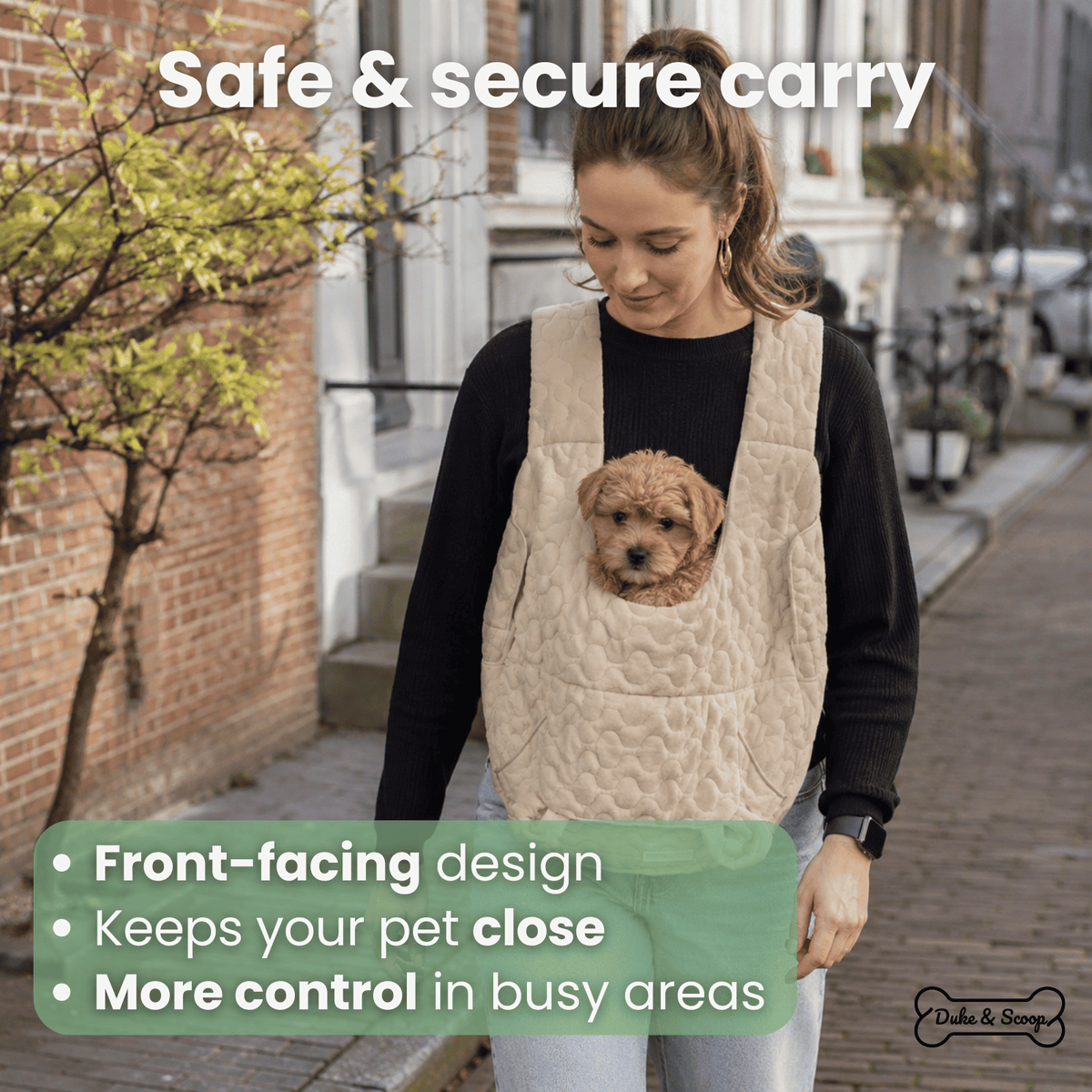 Front-Carry Pet Carrier for Small Dogs & Cats – CarrySelect™