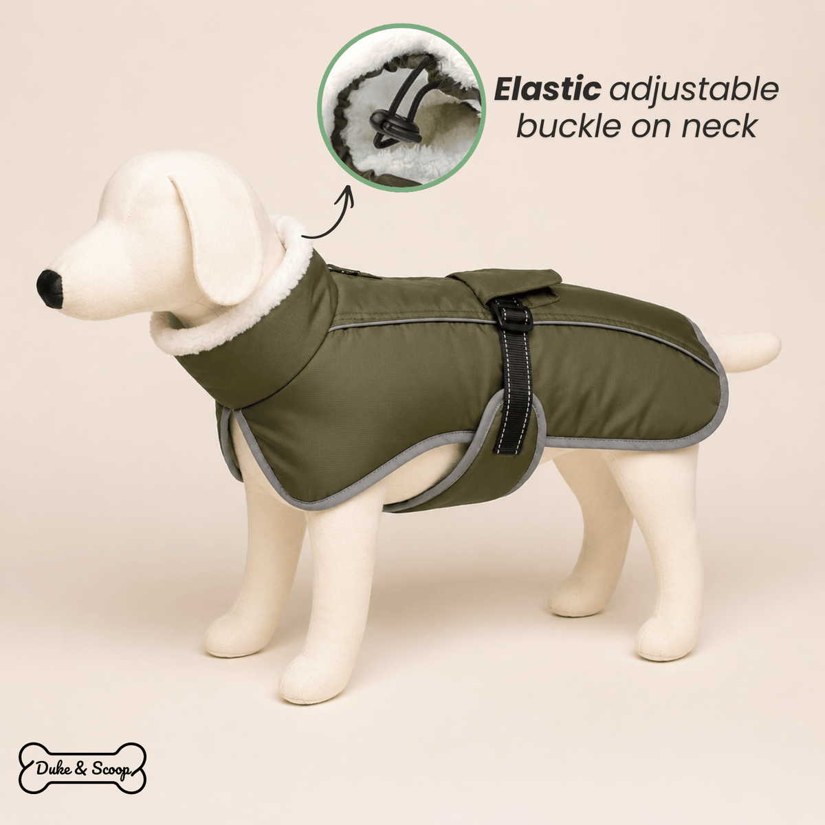 Warm Reflective Dog Winter Coat – FrostView™