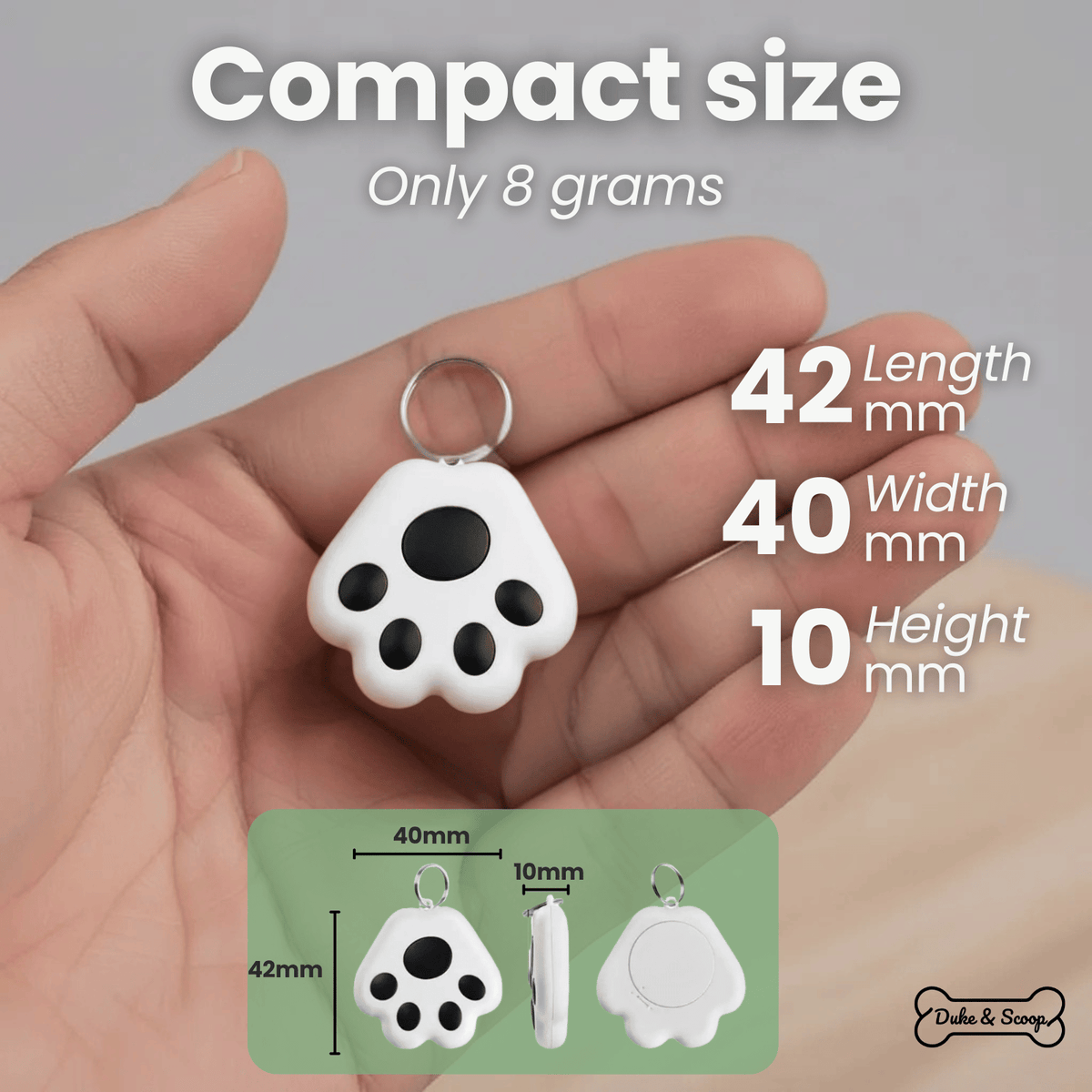 Mini Bluetooth Pet Tracker – TraceSphere™