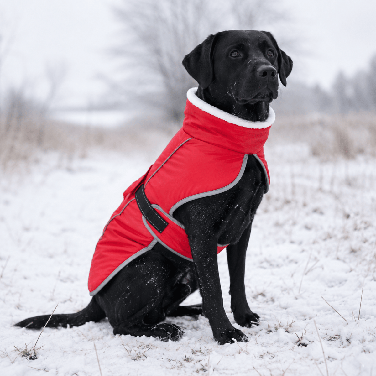 Warm Reflective Dog Winter Coat – FrostView™