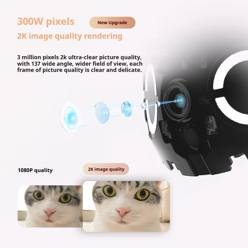 2K Mobile Pet Camera Robot with Night Vision – LookElite™
