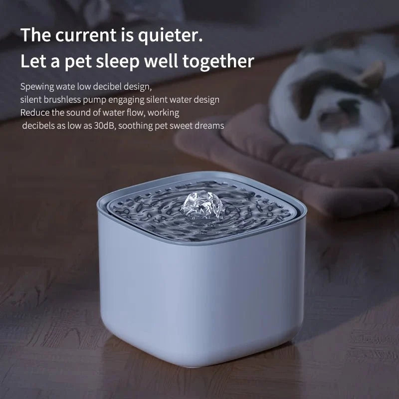 3L Automatic Cat Water Fountain – QuenchPath™