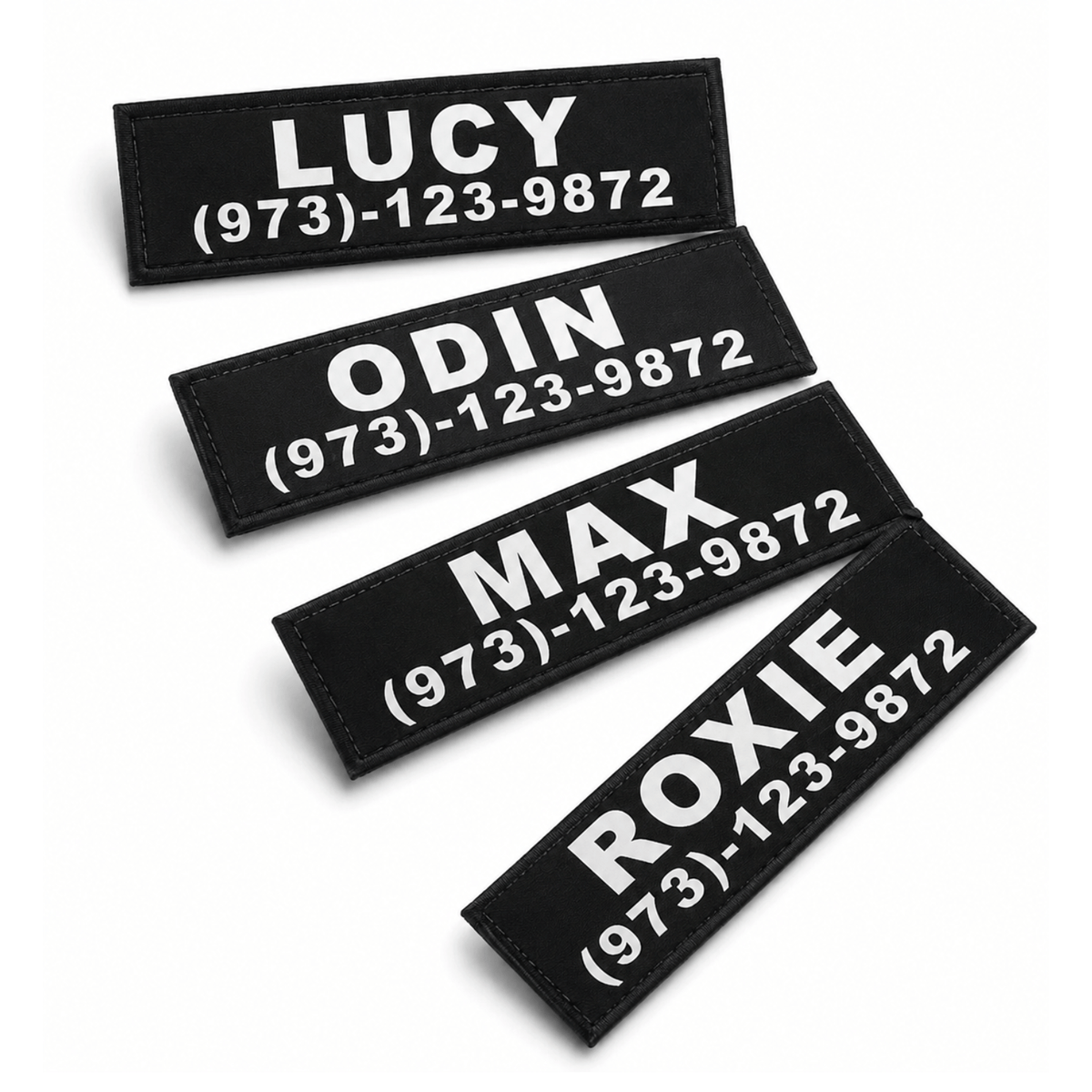 Custom Hook-and-Loop Dog Harness Name Patch – LeadEssentials™
