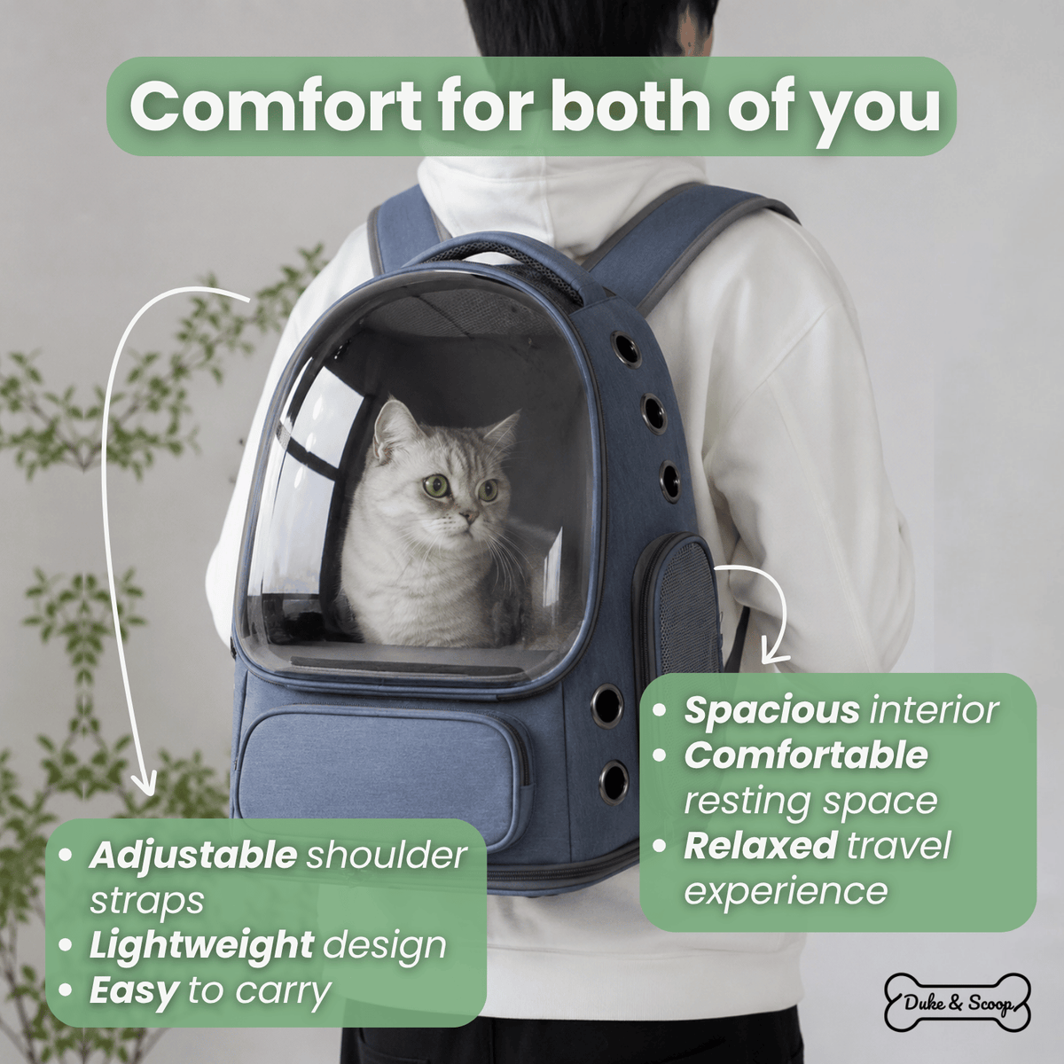 Transparent Cat Carrier Backpack – TransitElite™