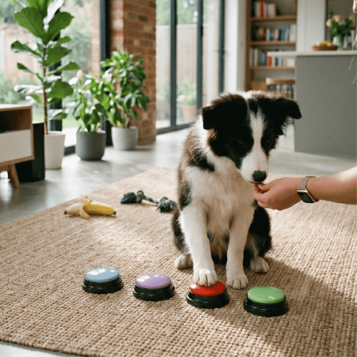 Tailented PawCraft™ – Pet Communication Training Button with Voice Recording for Pets