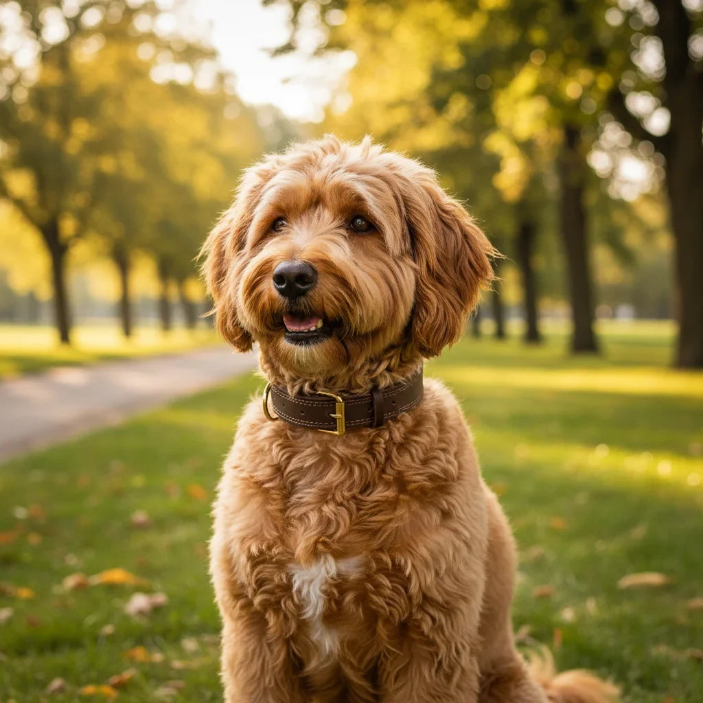 Leather Adjustable Dog Collar – WalkSelect™