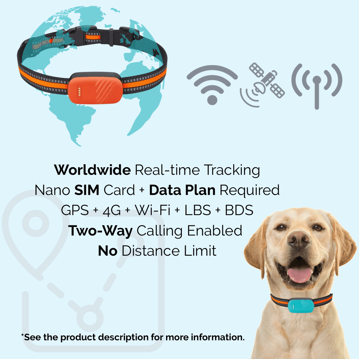 4G GPS Pet Tracker for Dogs & Cats – LocateMate™