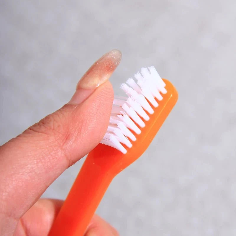 5-Piece Double-Sided Pet Toothbrush Set – LifeTouch™