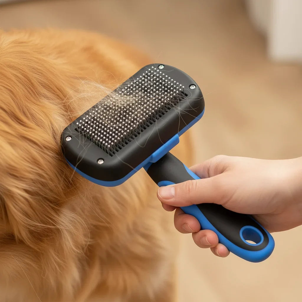 Self-Cleaning Pet Grooming Brush – SmoothWorks™