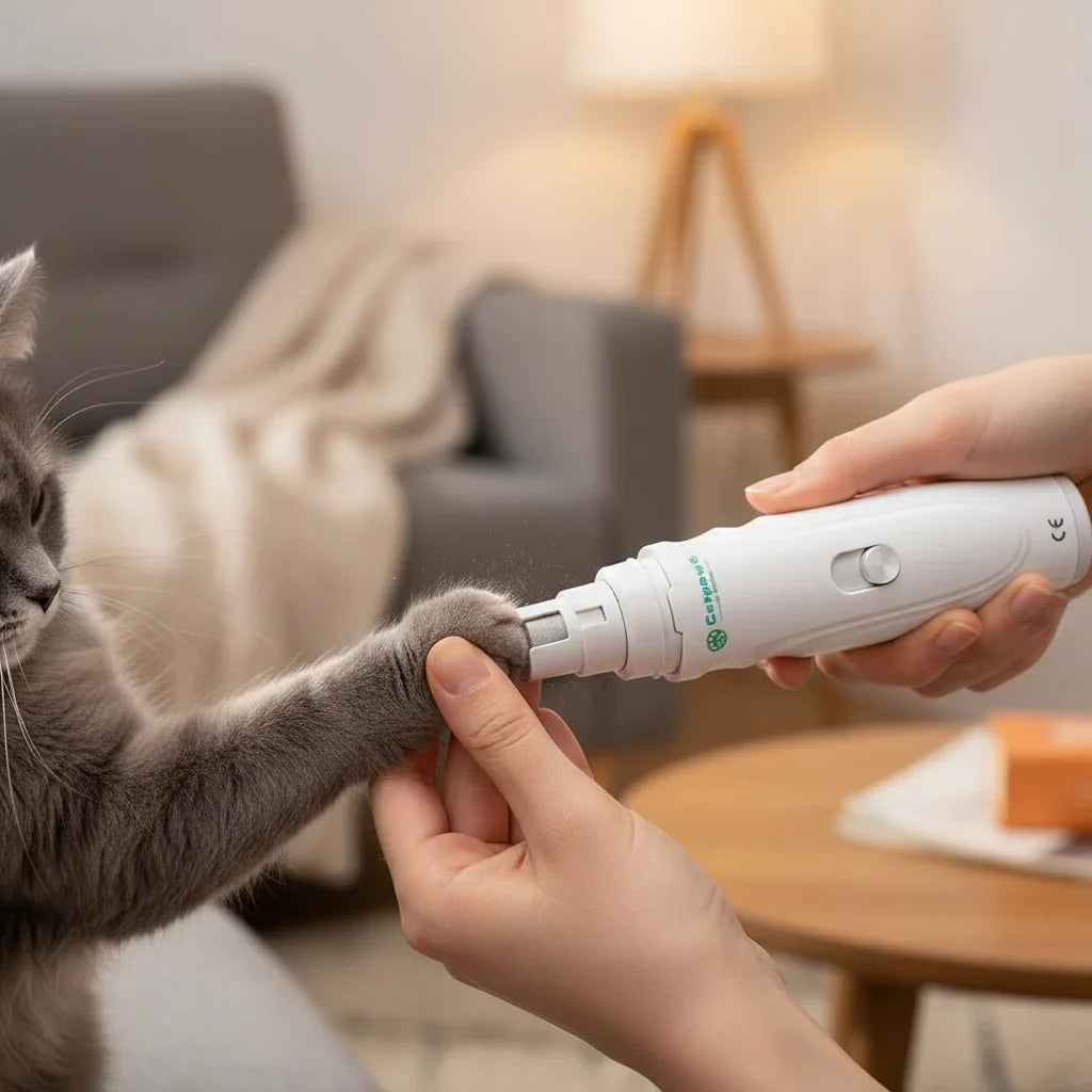 Rechargeable Electric Pet Nail Grinder – PawWave™