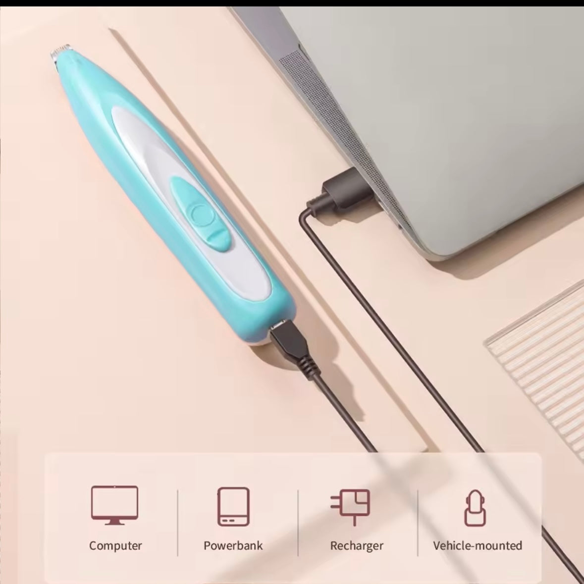 Electric Paw & Fur Trimmer for Pets – NailCraft™