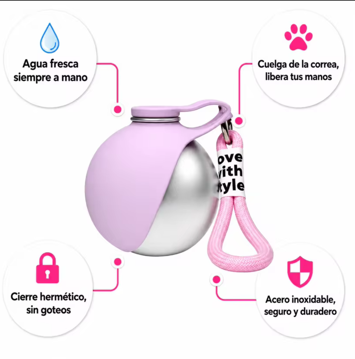 285ml Portable Dog Water Bottle – HydroPup™