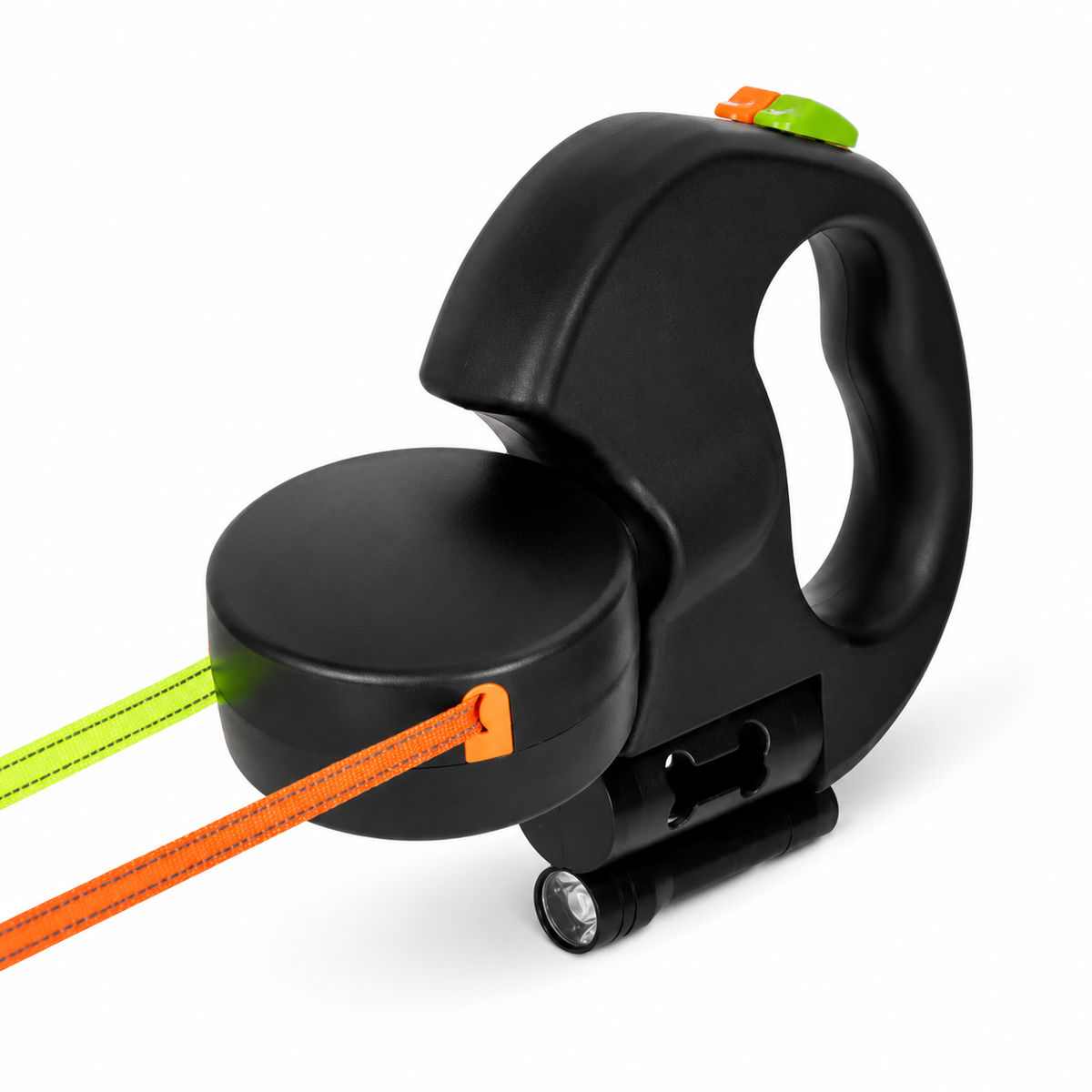 Retractable Double Dog Leash with LED – WalkFresh™
