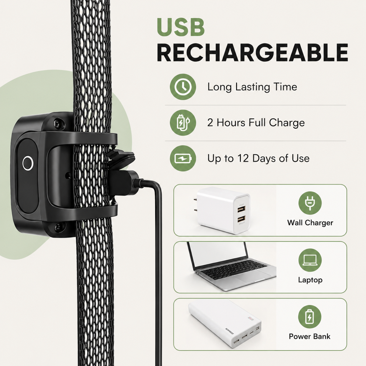 Rechargeable Ultrasonic Anti-Bark Training Device – RouteGlow™