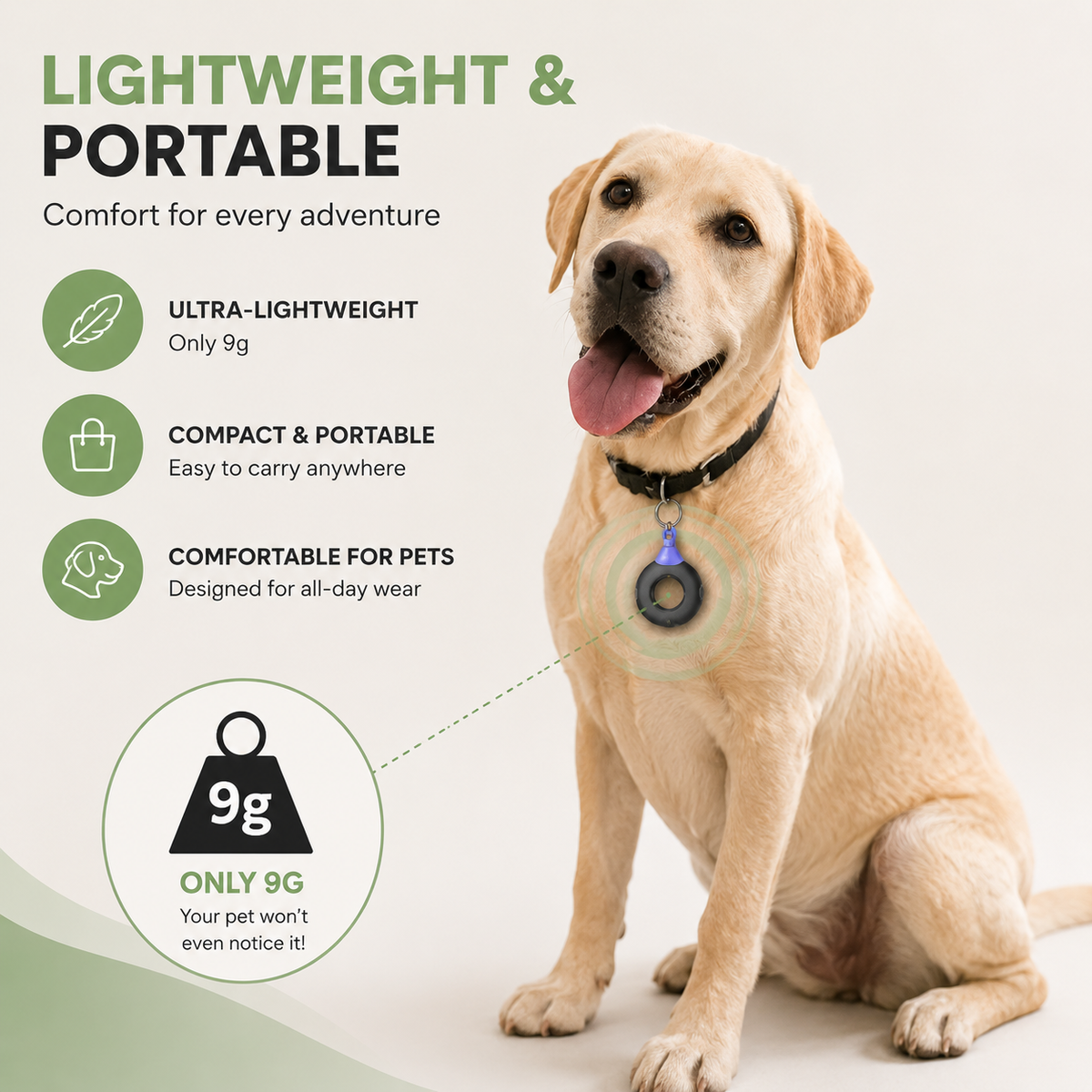 Ultrasonic Flea & Tick Repellent Device – PurePlus™