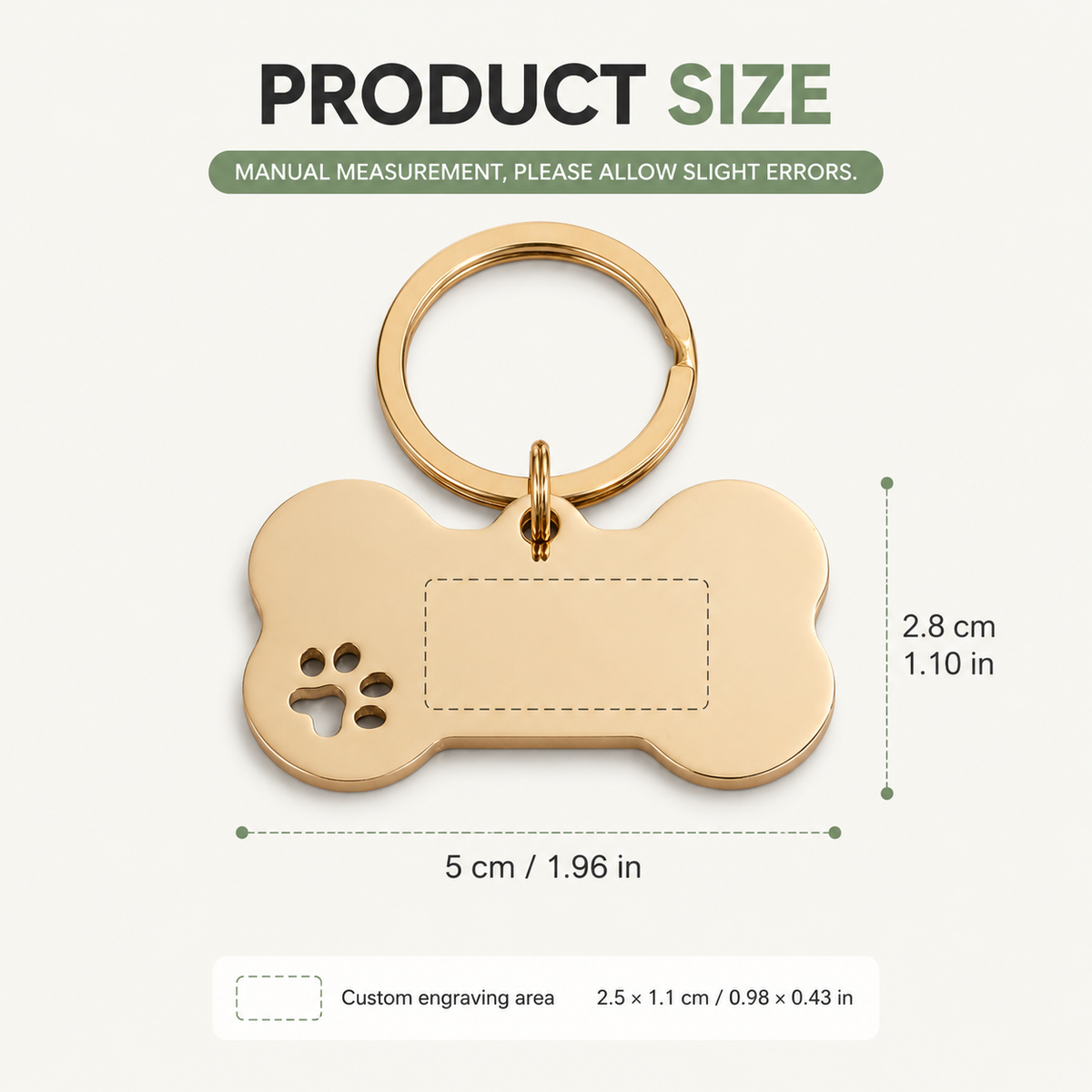 Personalised Stainless Steel Pet ID Tag for Dogs – GuardFresh™