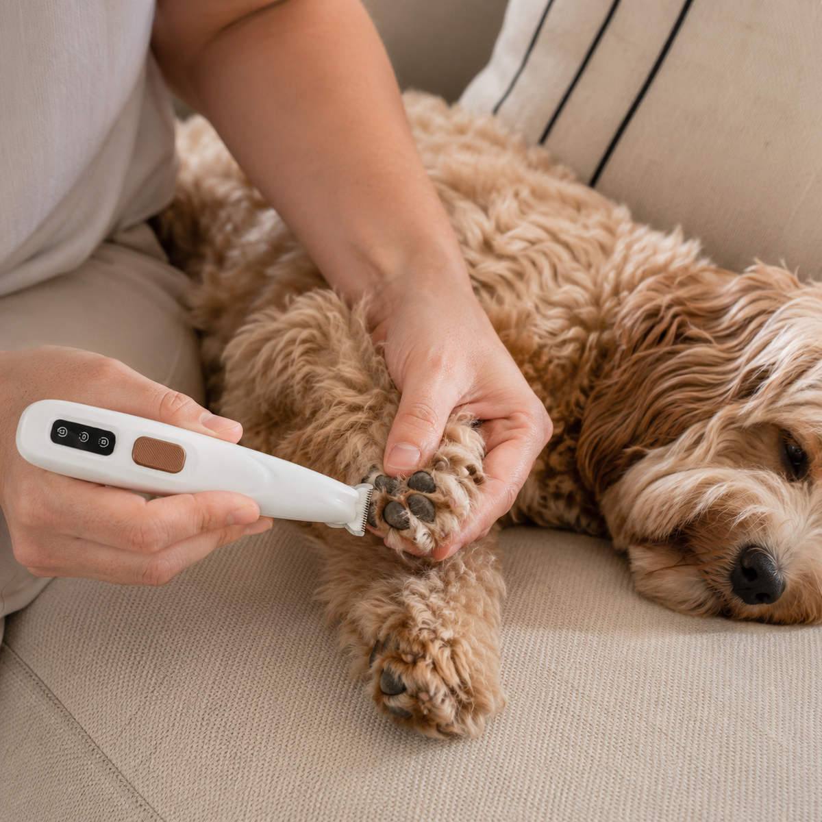 Tailented PolishPaws™ – Electric Paw & Fur Trimmer for Pets