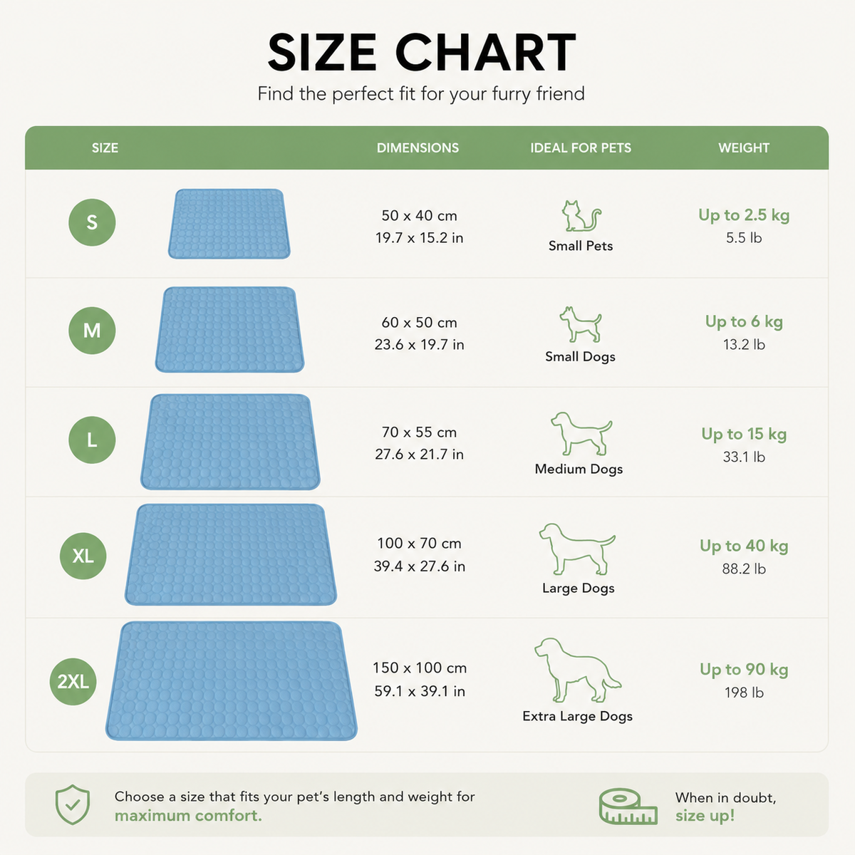 Breathable Cooling Washable Summer Pet Mat for Dogs & Cats – CoolRest™