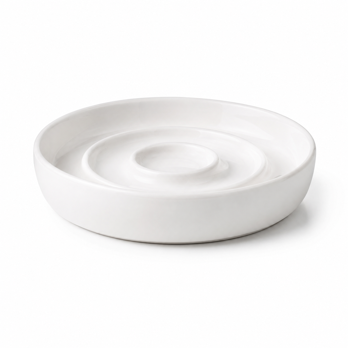 Slow-Feeding Ceramic Pet Bowl for Dogs & Cats – FeedPort™