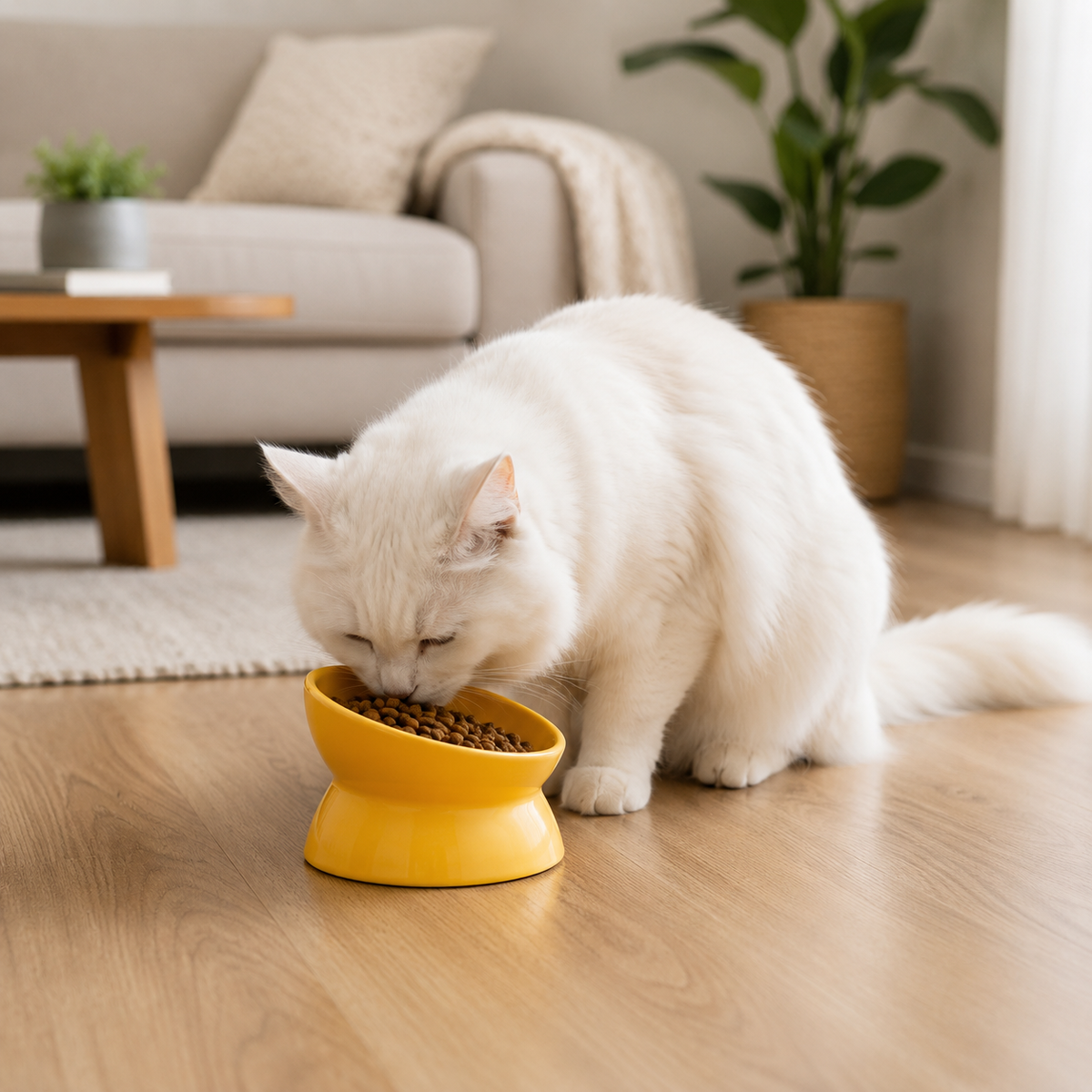 Raised Ceramic Pet Food Bowl – PawActive™