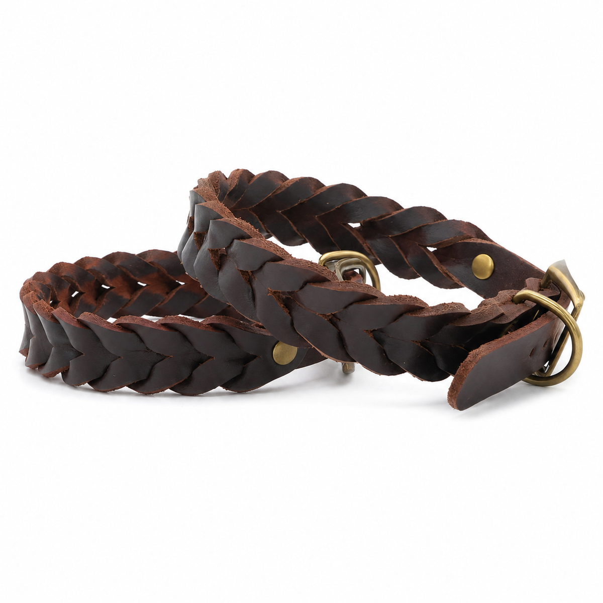 Leather Adjustable Dog Collar for Everyday Walks – HoldBalance™