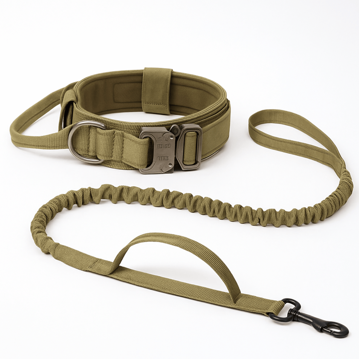 Shock-Absorbing Dog Collar & Leash Set – WalkPlus™