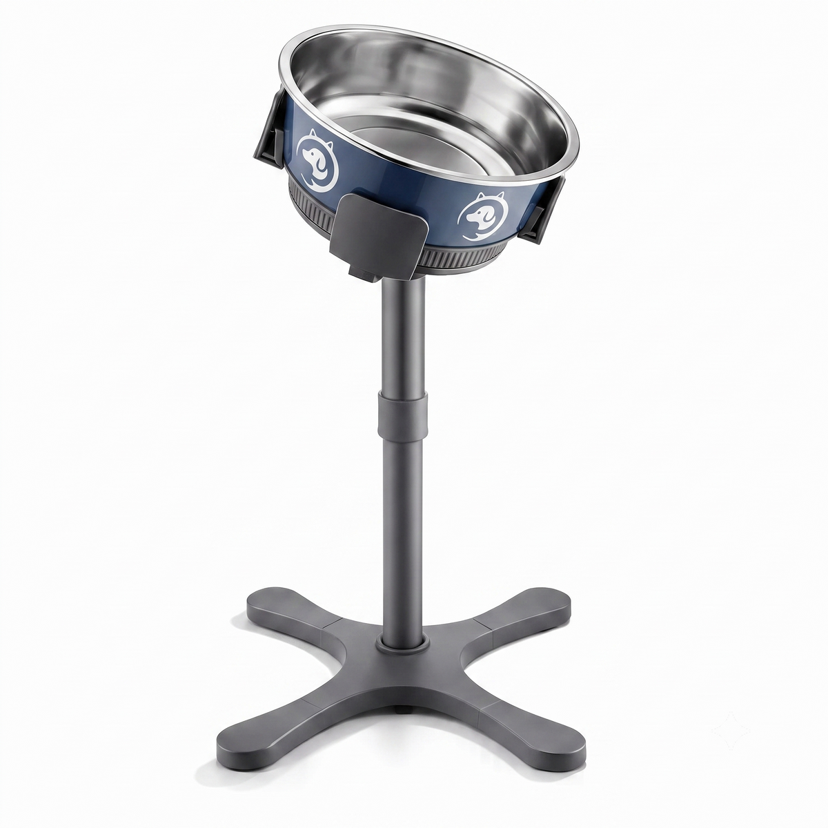 Adjustable Raised Dog Food Bowl Stand – ServeAdventure™
