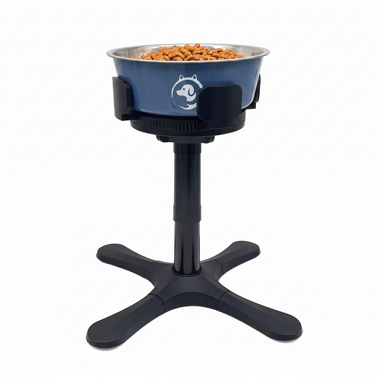 Adjustable Raised Dog Food Bowl Stand – ServeAdventure™
