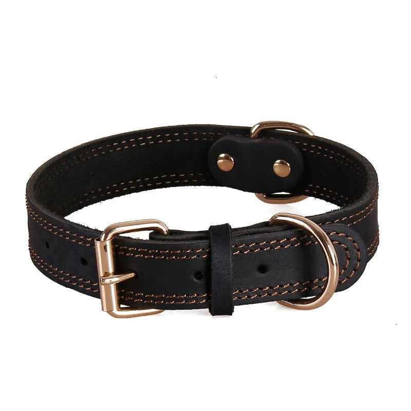 Leather Adjustable Dog Collar – WalkSelect™