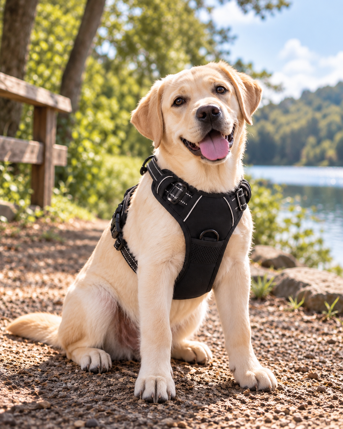 No-Pull Front-Clip Dog Harness – SecureCore™