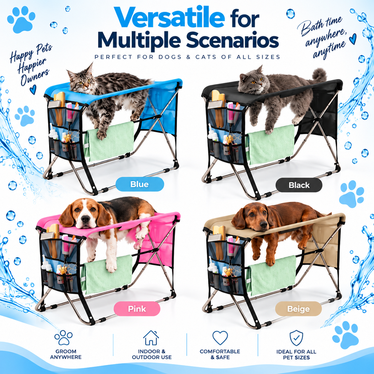 PawSpa Elevated Pet Bath & Grooming Station