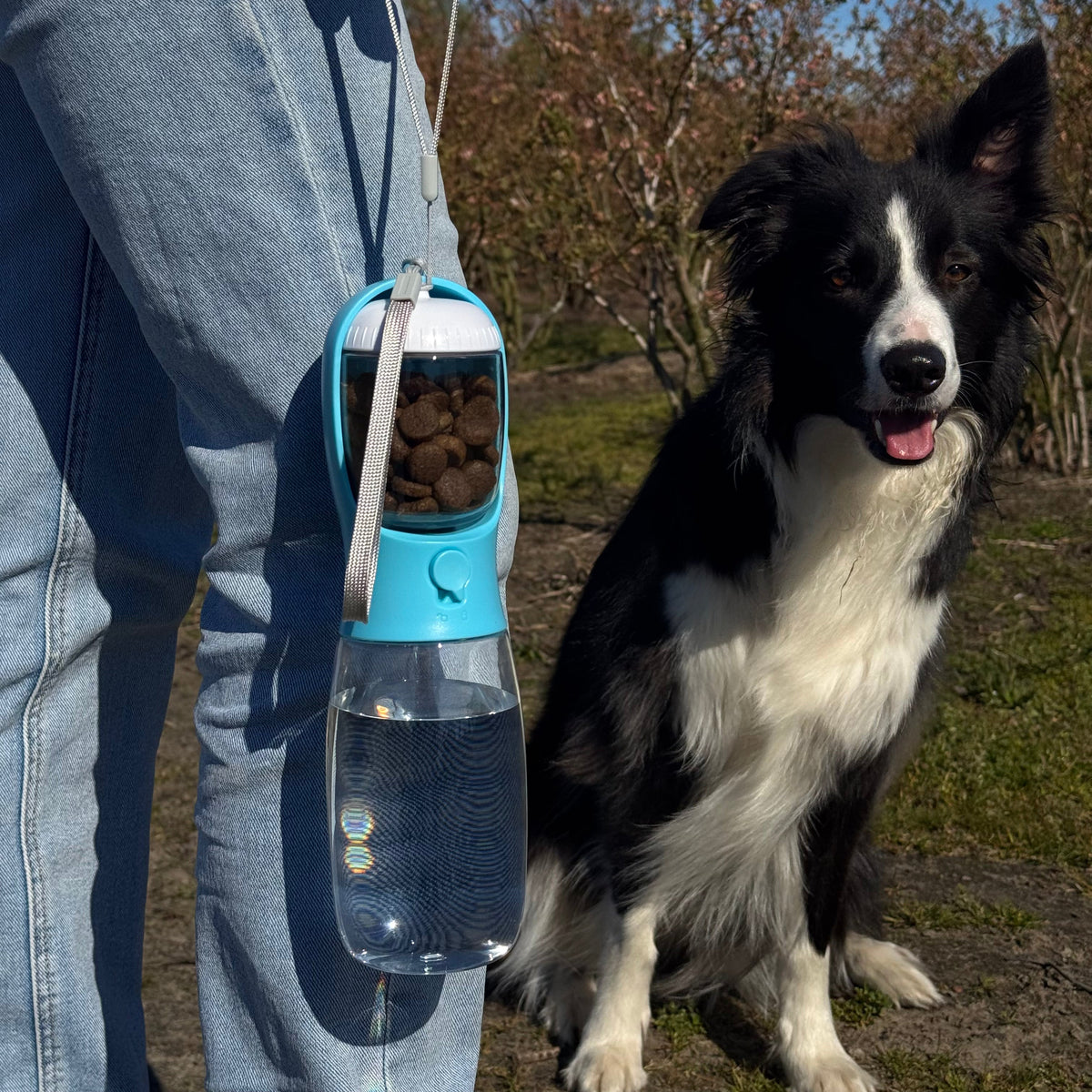 2-in-1 Portable Pet Water Bottle – FreshPlus™